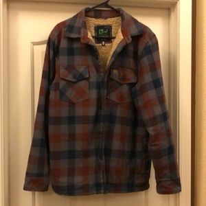 Ten Tree Lined Flannel Jacket Mens Med